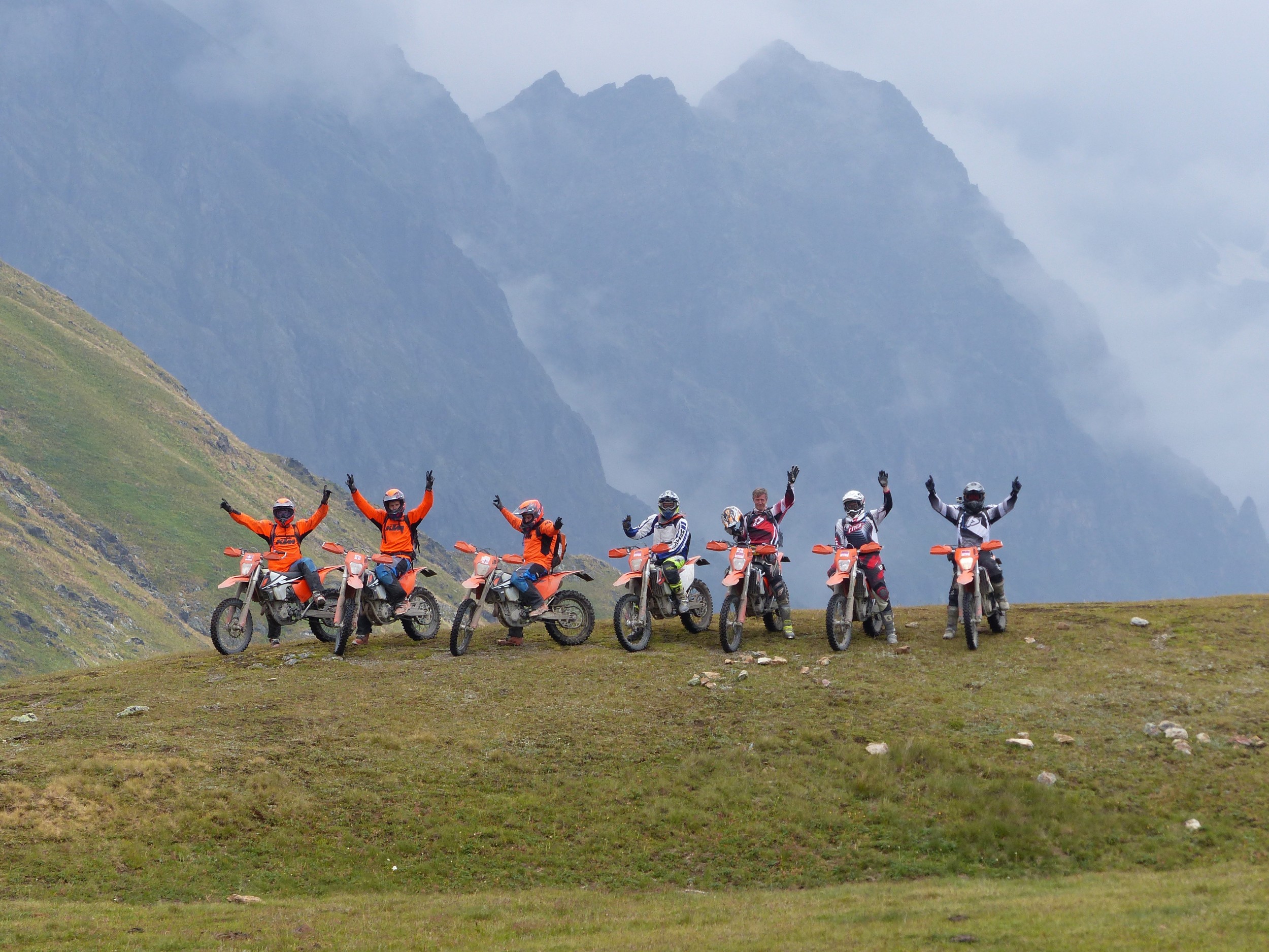 Enduro in Georgia occidentale, Caucaso e Svaneti