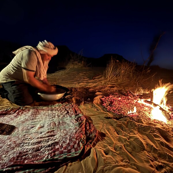 Motorradreisen Tunesien Salzsee Oasenstadt Camping