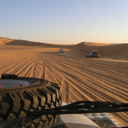 A 4x4 Líbia Deserto Desafio Expedição