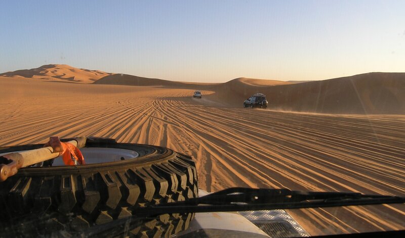 A 4x4 Líbia Deserto Desafio Expedição