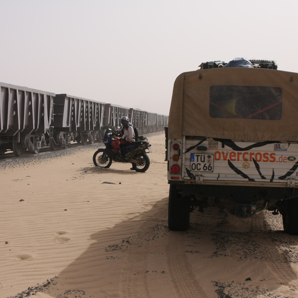 Motorradreisen Von Paris nach Dakar in Afrika Mauretanien