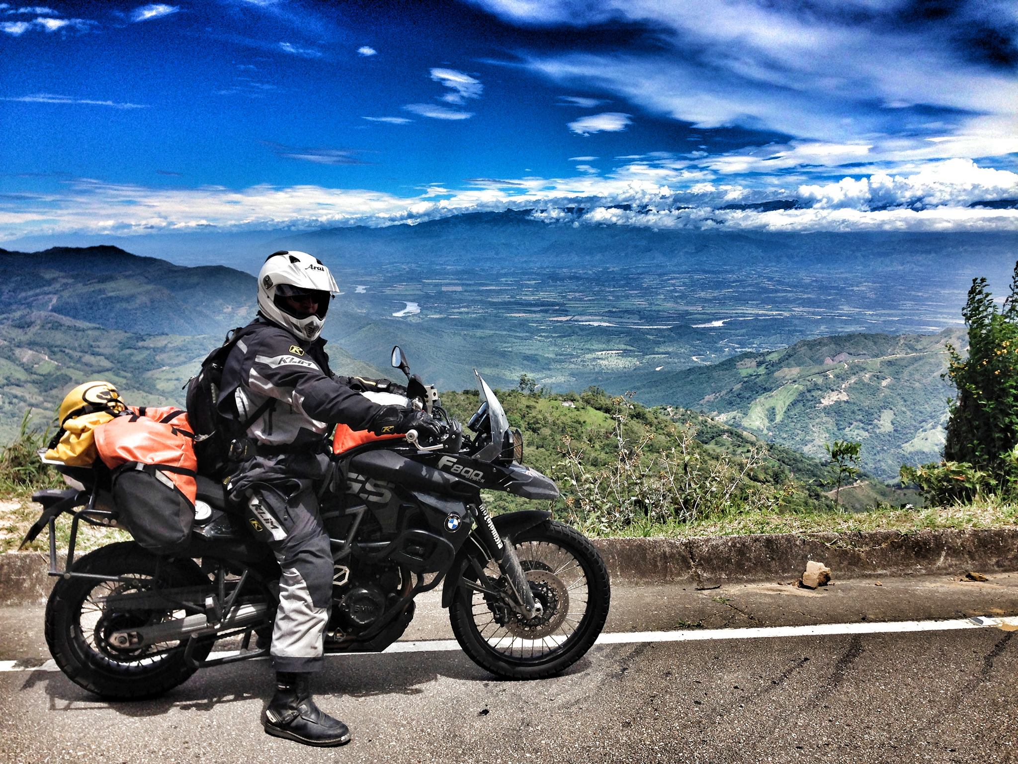 Auf unseren Motorradreisen durch Südamerika kommt der Ausblick nicht zu kurz