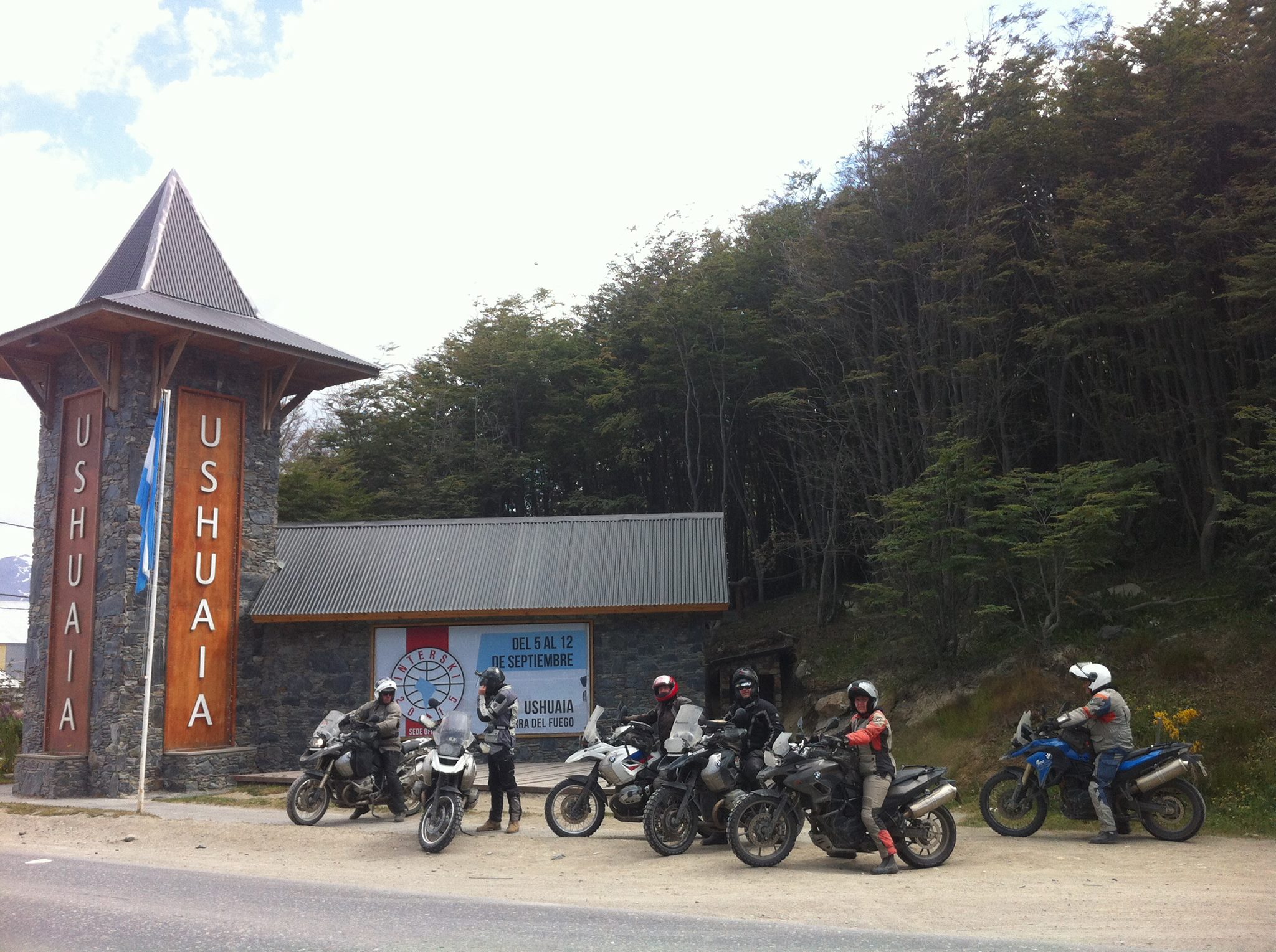 Angekommen in Ushuaia auf unserer Motorradreise