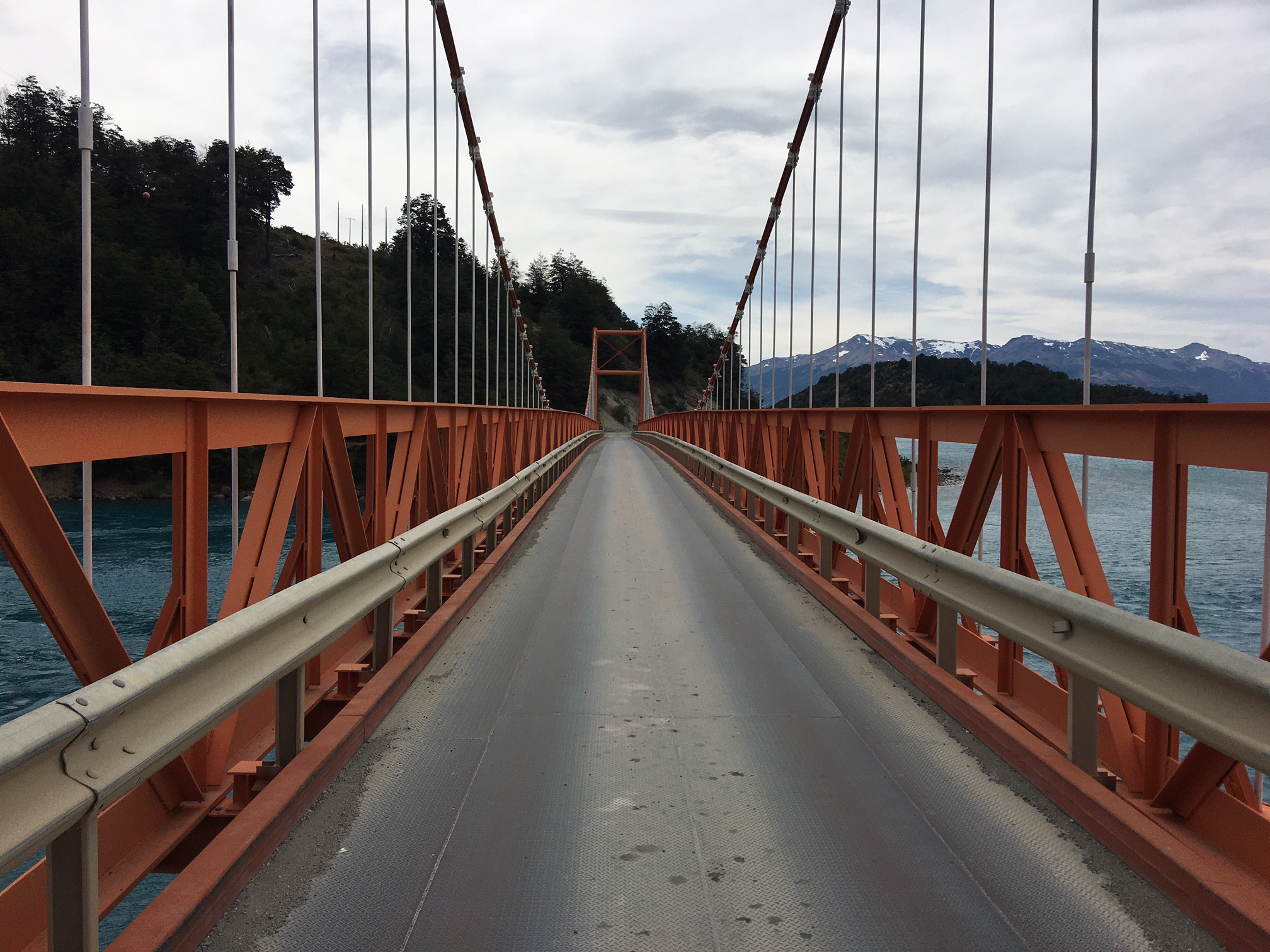Brücke auf der Carretera Austral während unseren Off Road Südamerika Reisen