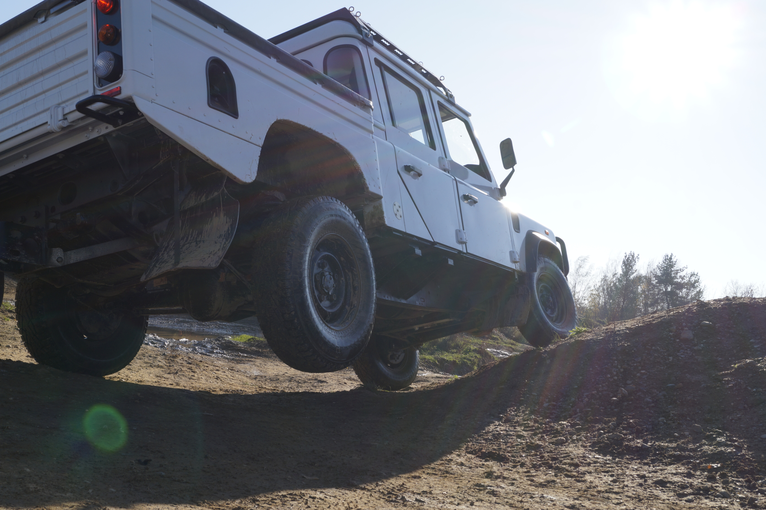 Nur nicht die Bodenhaftung auf unserem zweitägigen 4x4 Offroadtraining verlieren