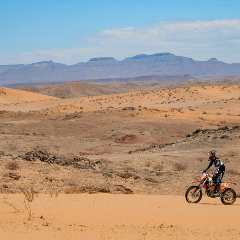 Motorradreisen Namibia Uis Wüstenlandschaft beeindruckend