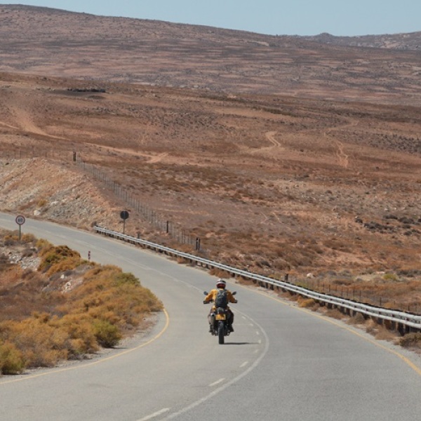 Motorradreisen Afrika Kolmannskuppe Geisterstadt Fahrt