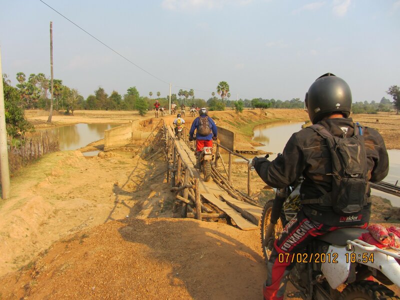 Motorcycle trip through temples, jungle, and mountain roads