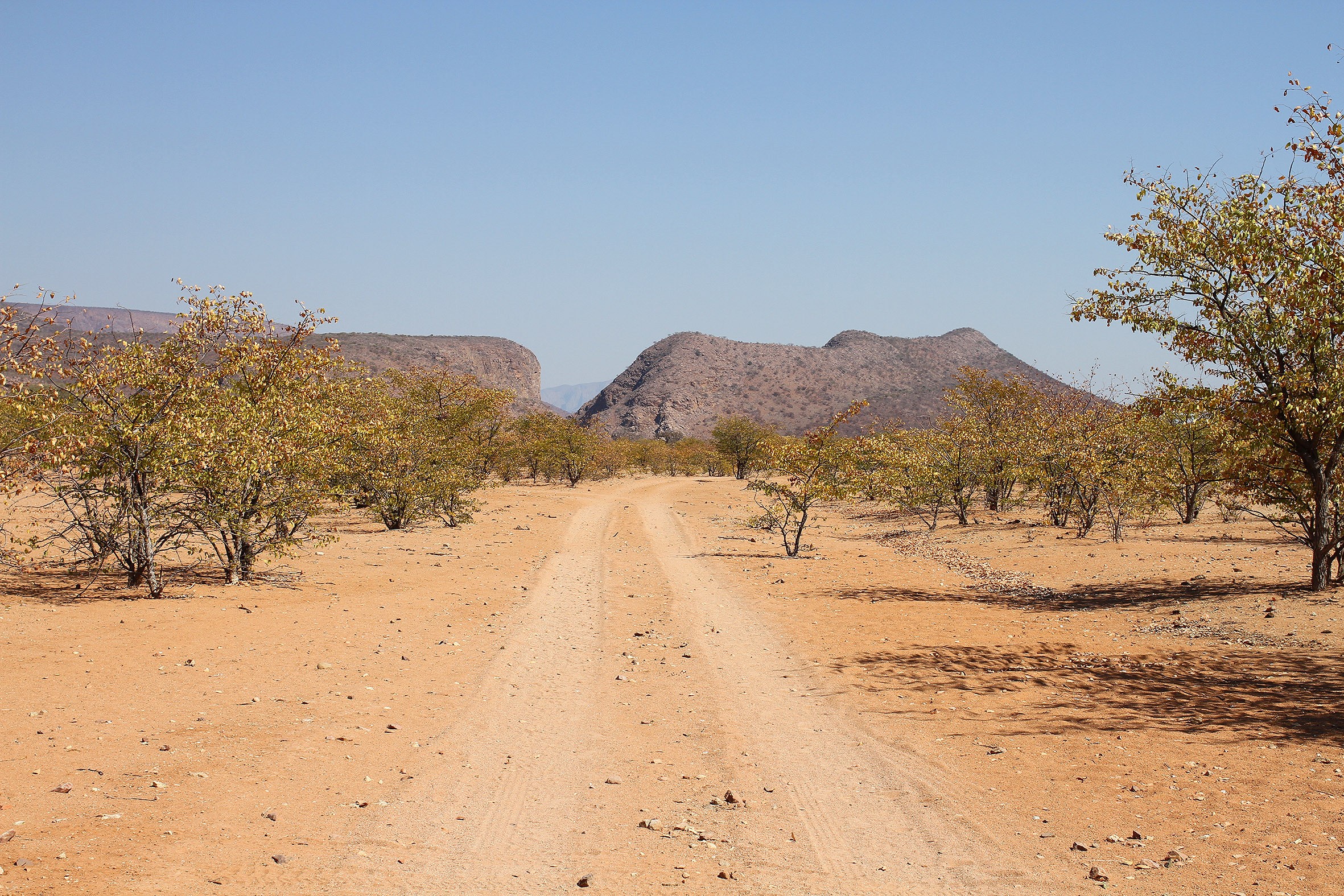 Pisten in Namibia