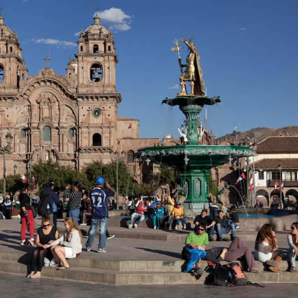 Erlebnis-Reisen Peru Yucay Ruinen Stadtplanung