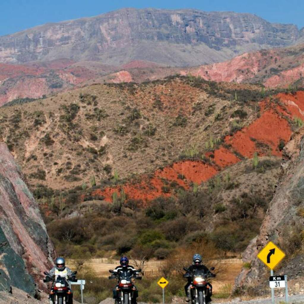 Motorradreisen Argentinien Quebrada Bergdorf