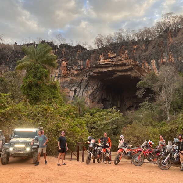 Motorradreisen Brasilien Etappe Bachüberquerungen Vorsicht