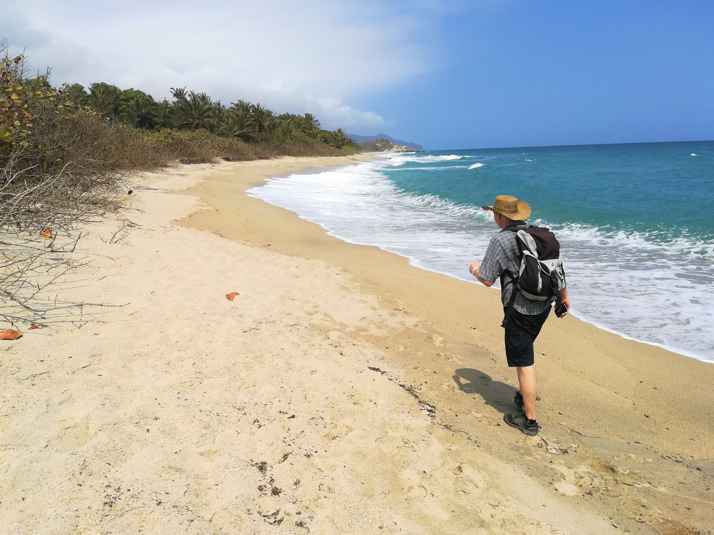 Tayrona National Park in Colombia: wild beaches, blue skies, and majestic sea!