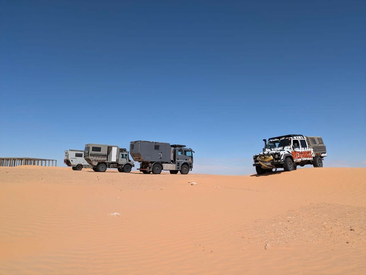 Unimog Sahara Tour Tunesië: LKW & woonmobil