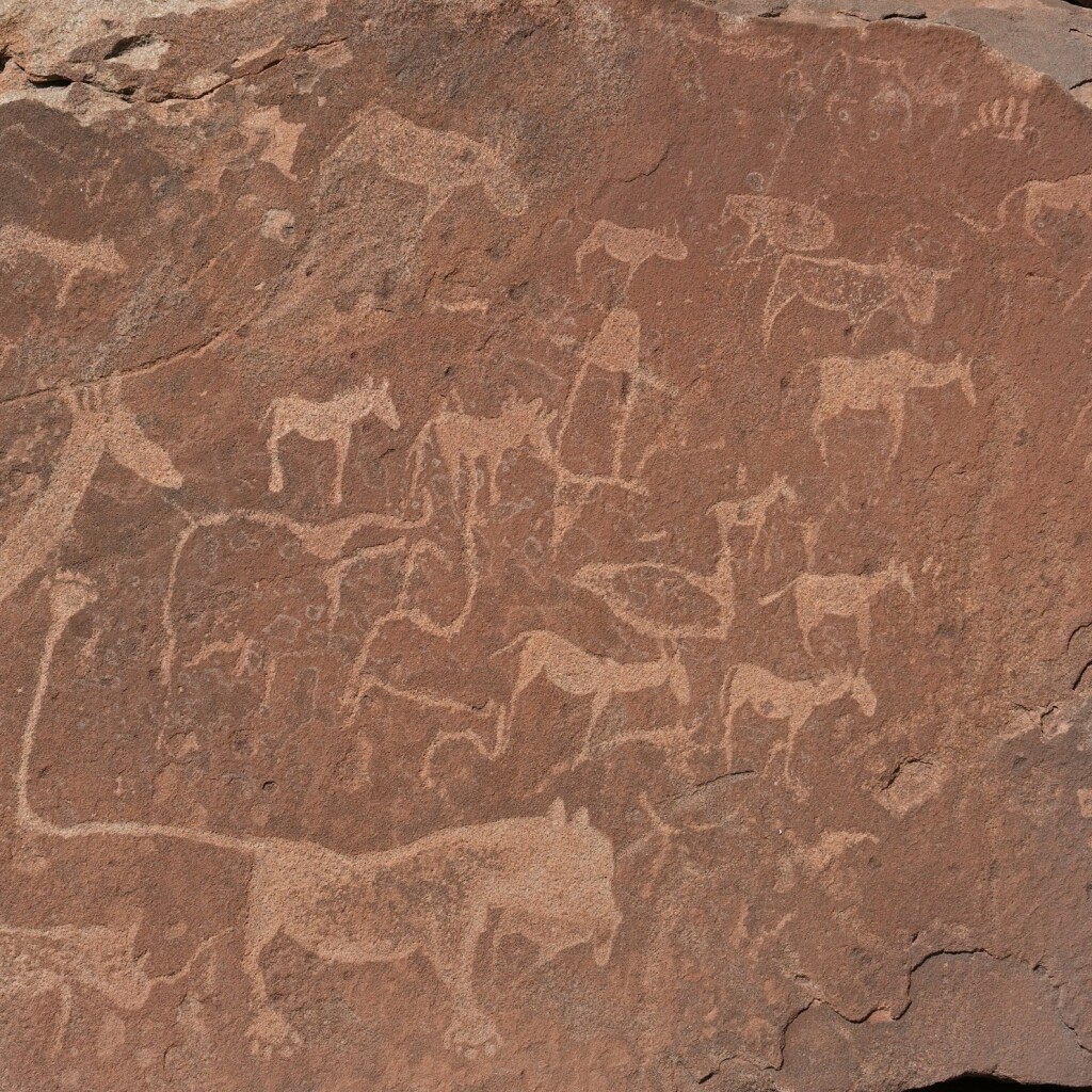 Twyfelfontein Felsmalereien, Namibia
