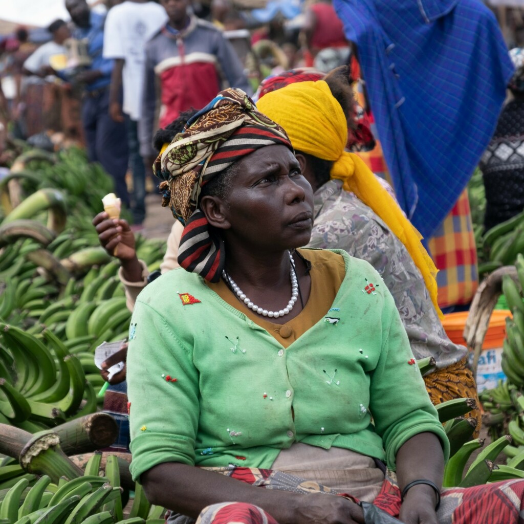 Mto wa Mbu Market im Dorf Mto