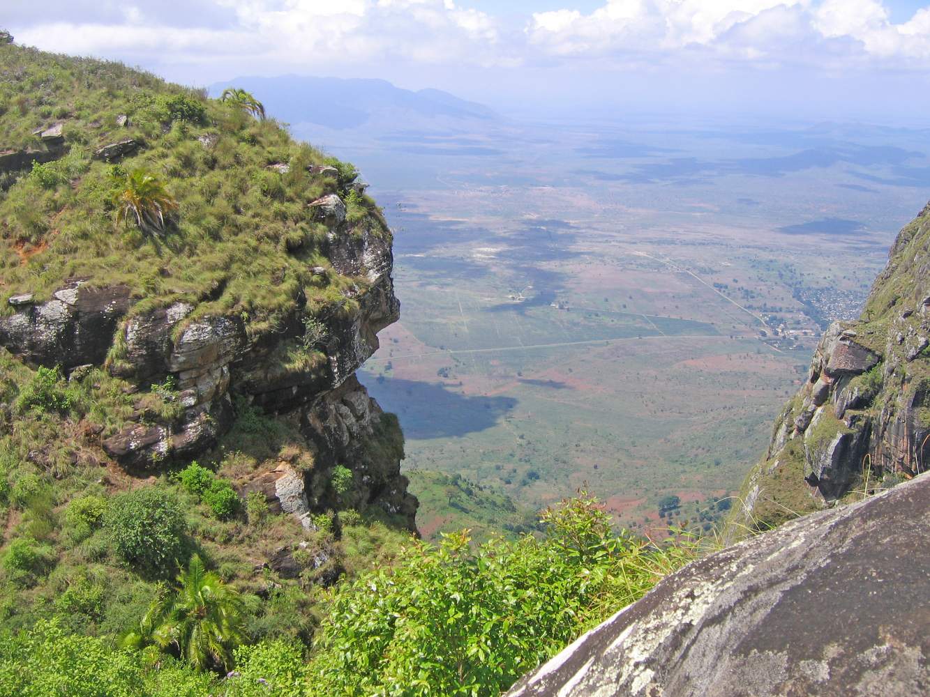 Aussicht Berg Motorrad Tansania Abenteuer Reise