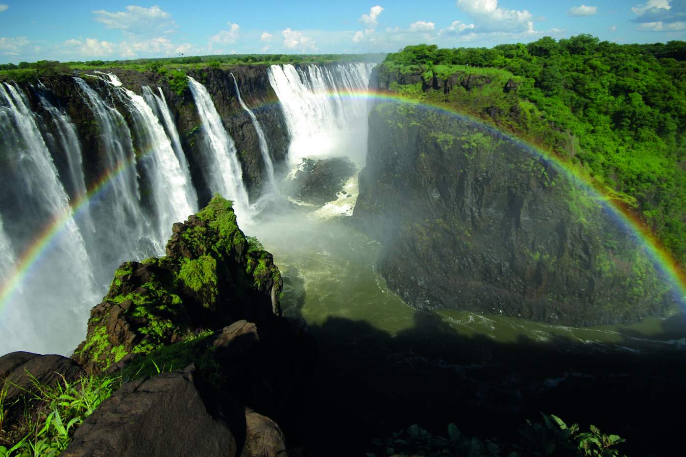 Viktoriafälle auf der Rundreise in Simbabwe