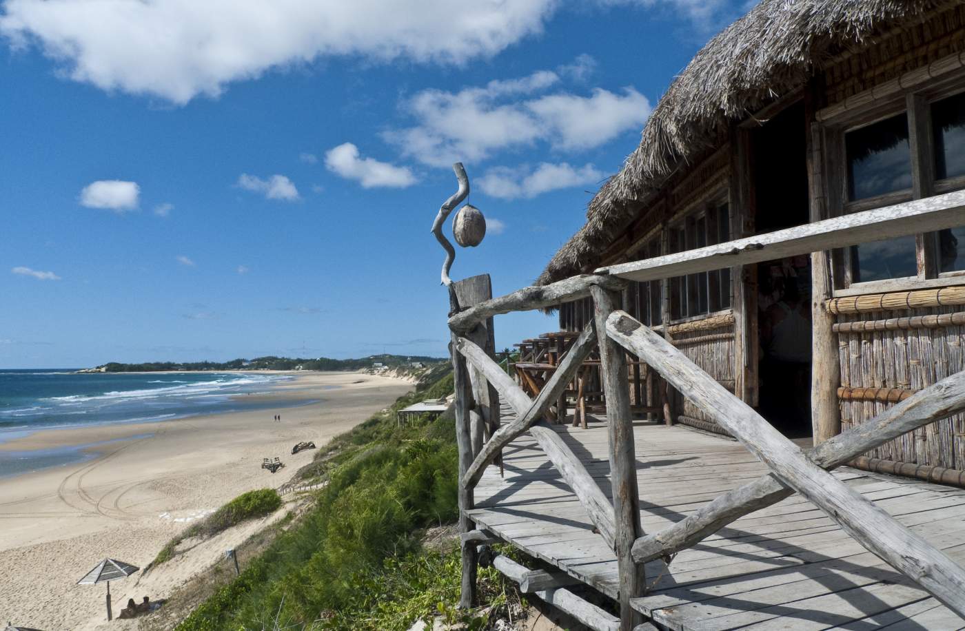 Strandabschnitt der zum Schnorcheln und Tauchen einlädt auf der Rundreise in Mosambik
