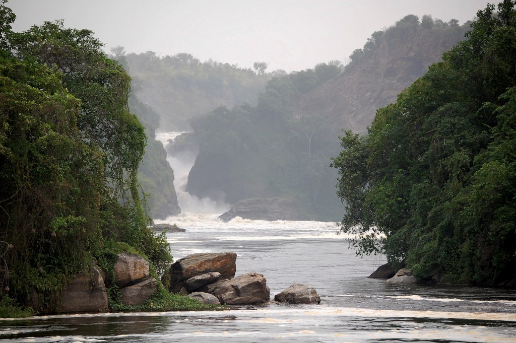 Murchison Wasserfälle auf der Camping und Lodge Gruppenreise in Uganda