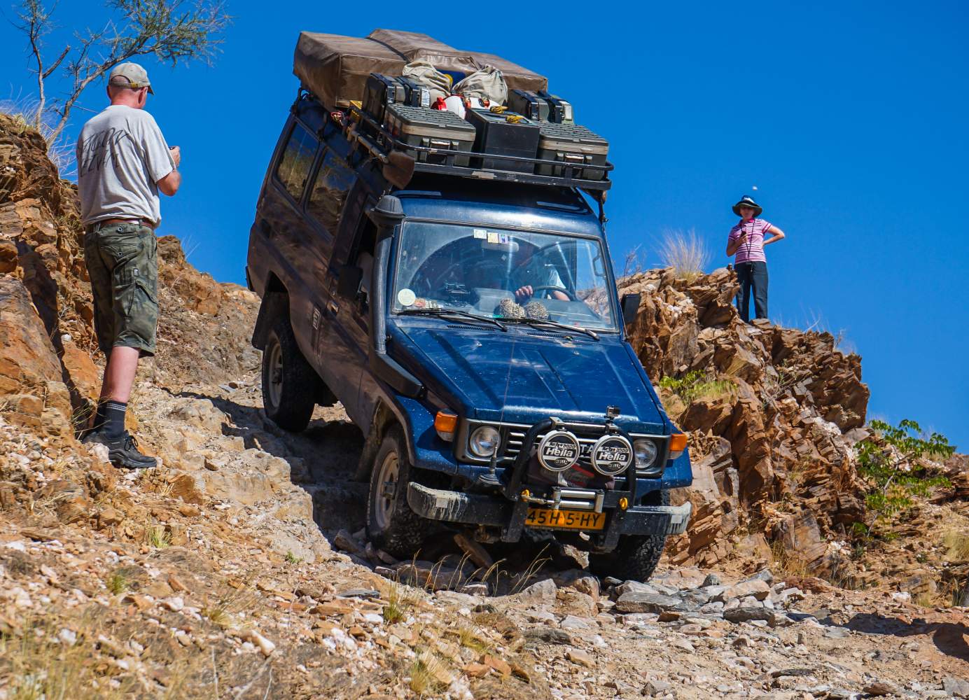 Geländewagen Safari Namibia Reise Offroad Van Zyl Pass