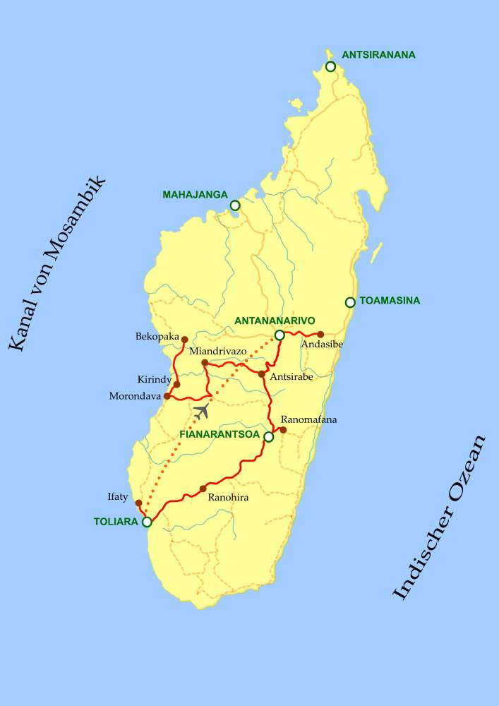 Rundreise Madagaskar Overcross