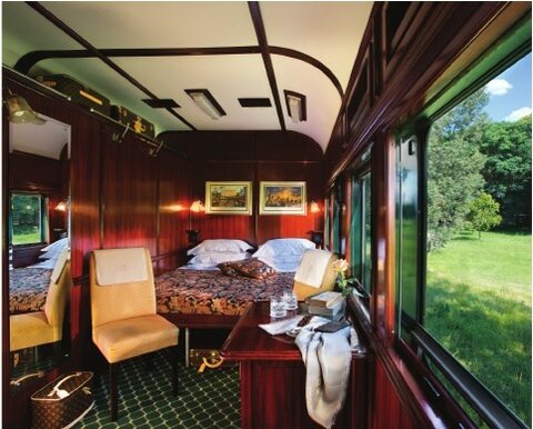 Dos viajes en tren, de tres a cuatro días, hasta 40 invitados