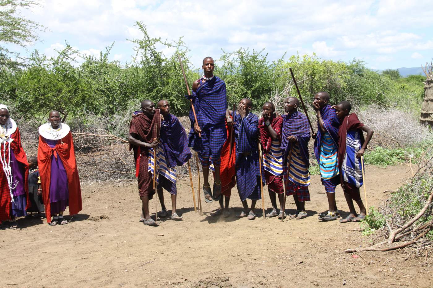 Die Massai im Ngorongoro Naturschutzgebiet - Tansania
