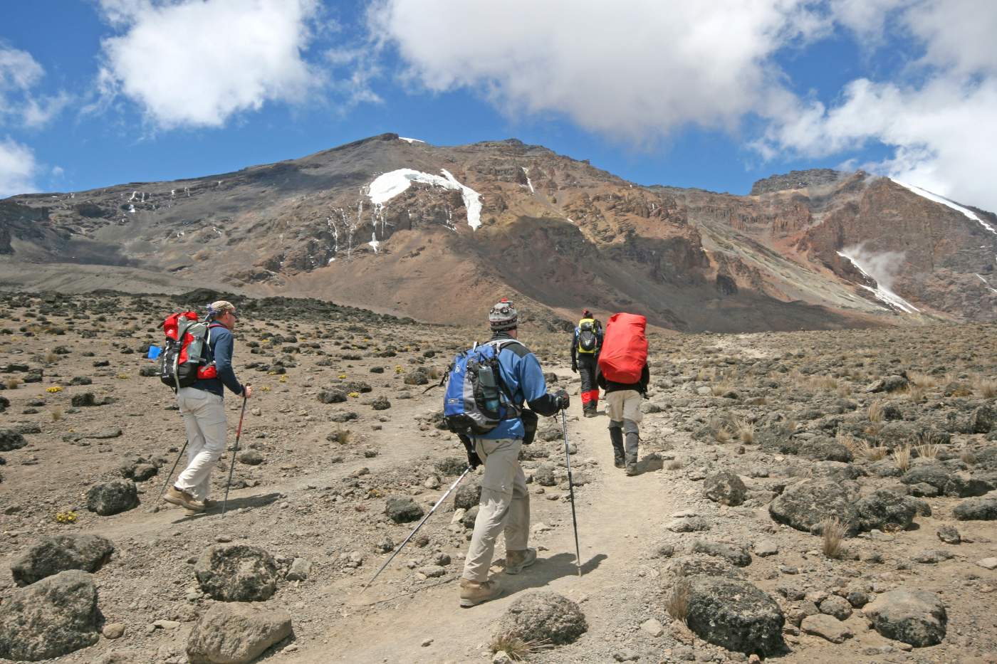 Besteigung des Mout Kilimanjaro in Tansania über die Machame Route Kilimandscharo Wanderung 