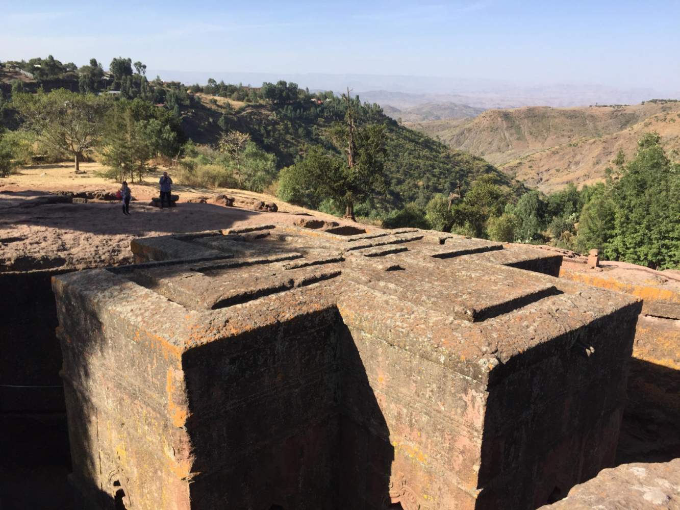 Unsere Motorradreise führt uns auch zu den berühmten Felsenkirchen in Lalibela, Äthiopien