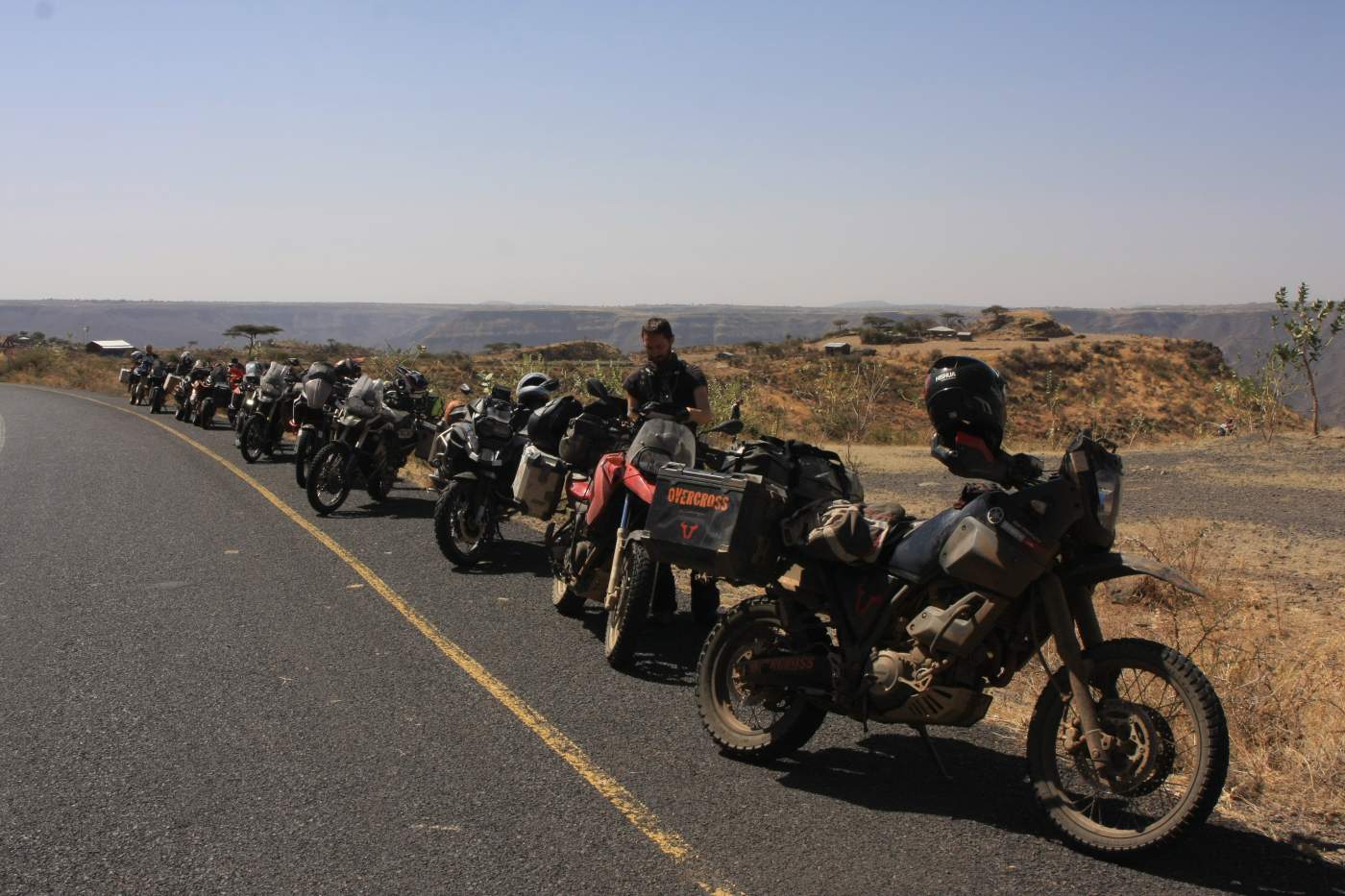 on und off road motorbike tour across africa