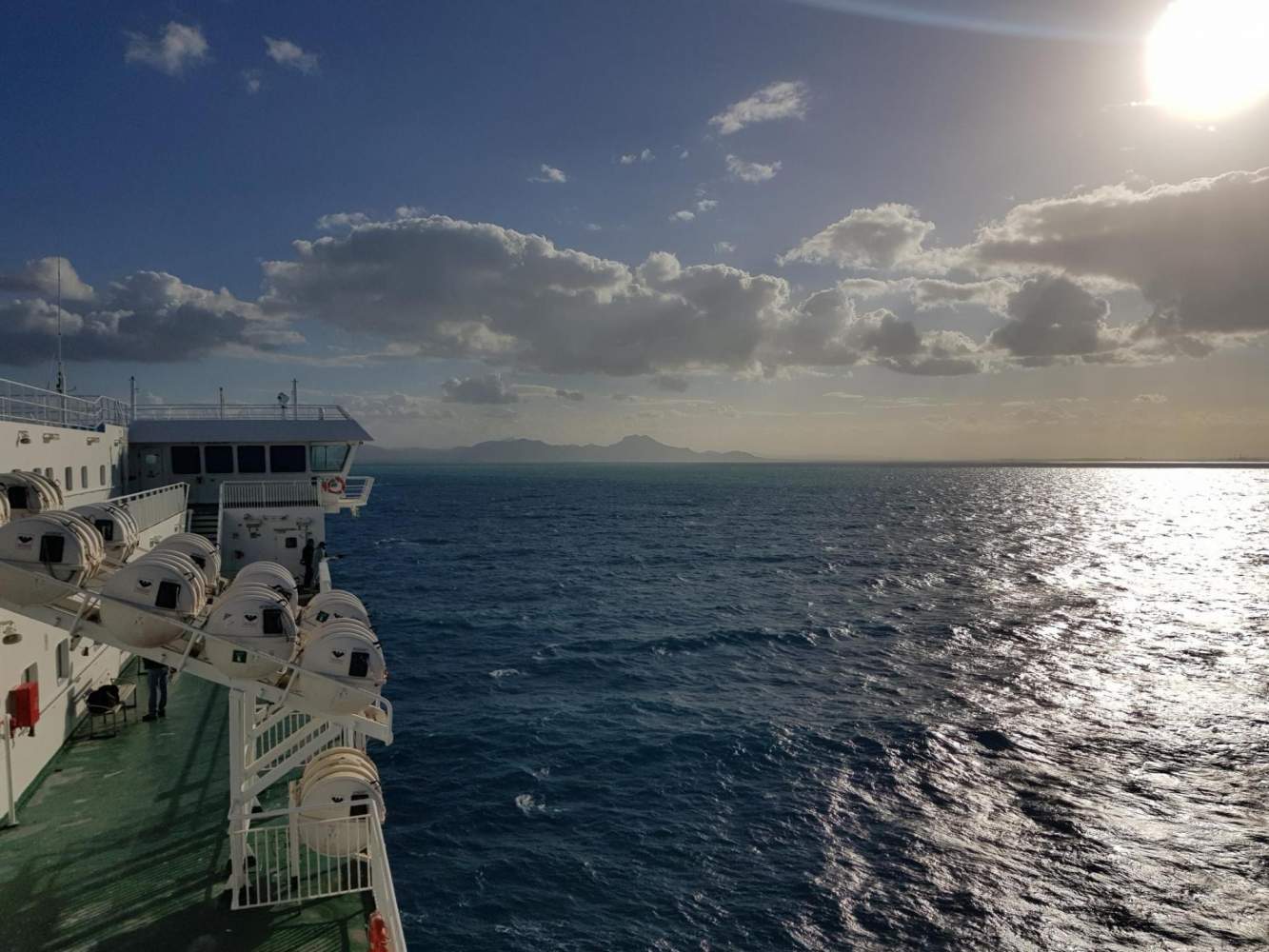 Heimfahrt Fähre Tunis nach Genua