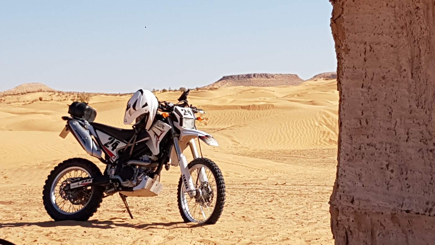 Mit der Yamaha durch die Wüste auf der Endurotour durch Allahs Garten