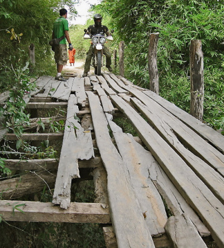 Kambodscha Motorradtour: Offroad entlang des Mekong