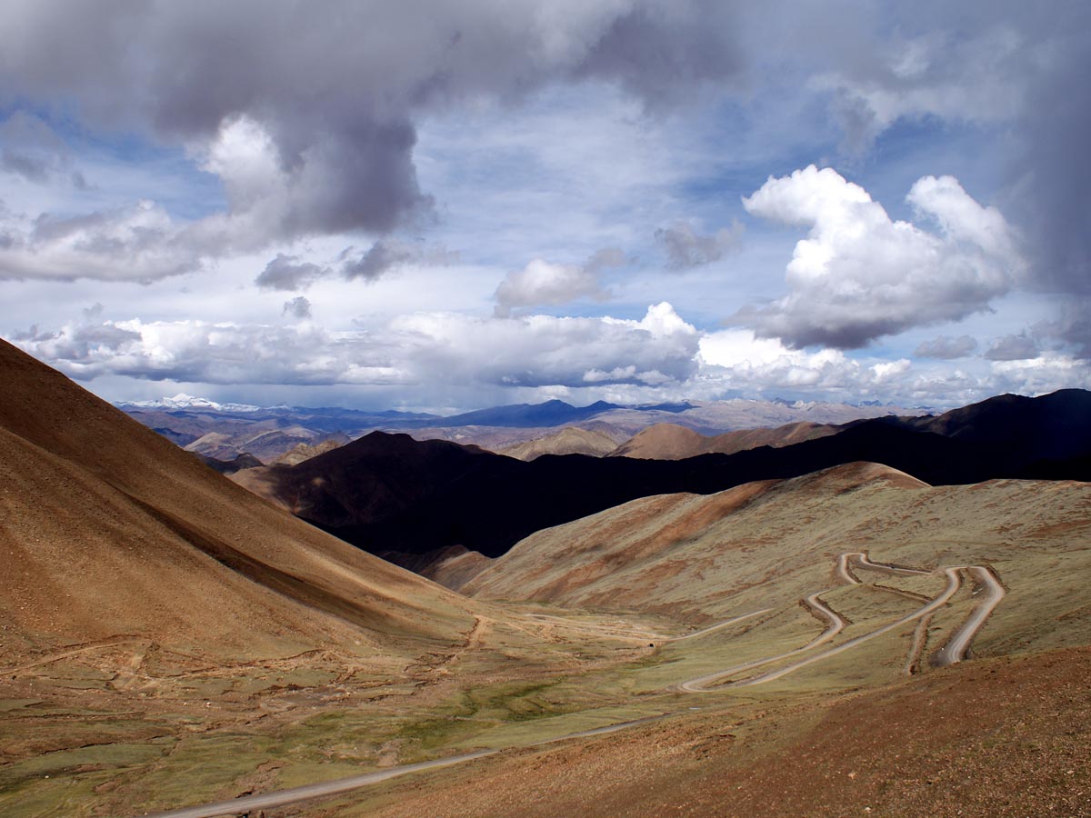 Mit dem Motorrad zum Namtso See in Tibet