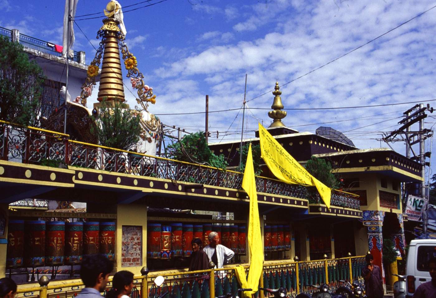 Typisches Haus in Indien Indien Motorradreise Gebäude