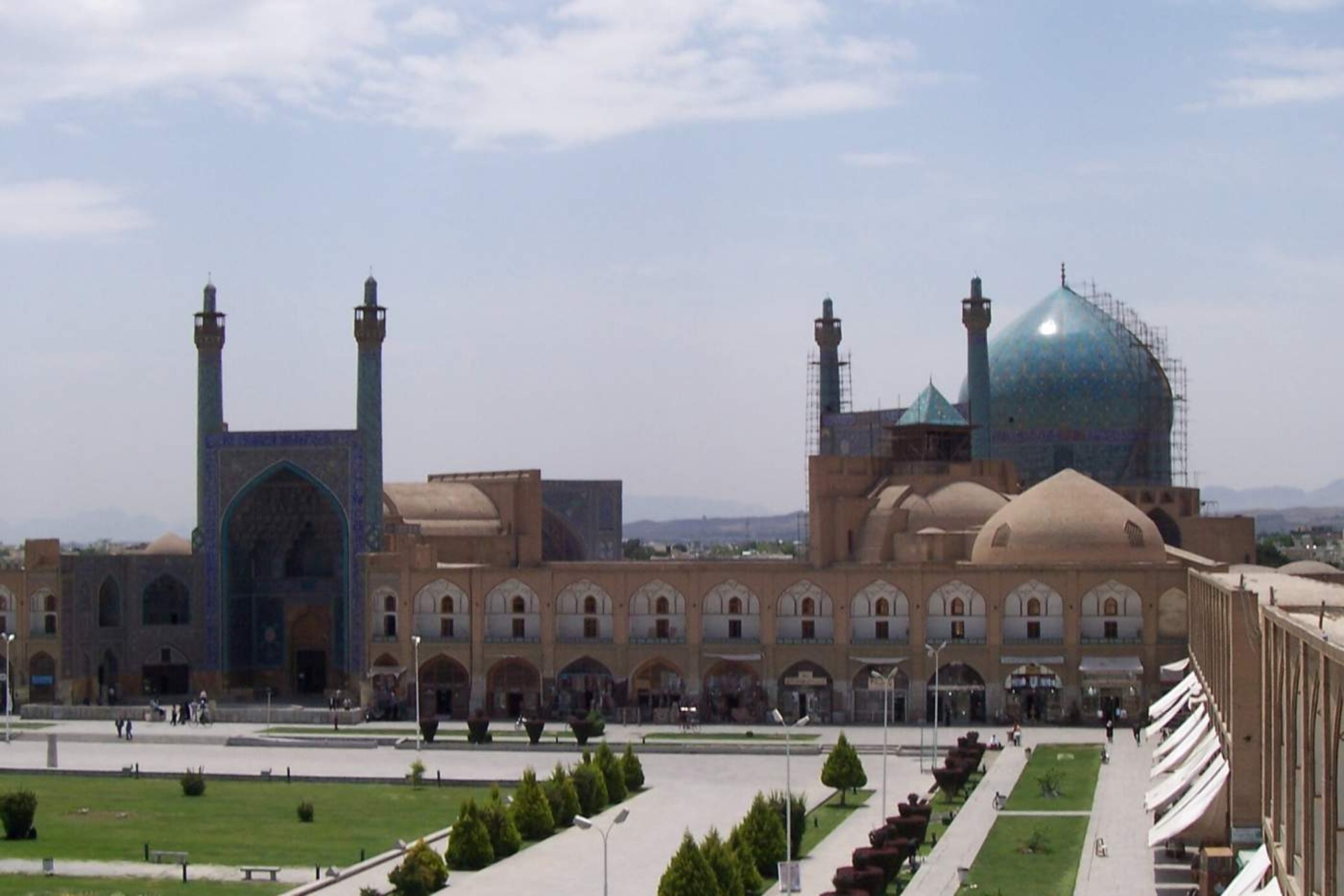 Naghsche Jahan Platz Isfahan Iran Motorradreise