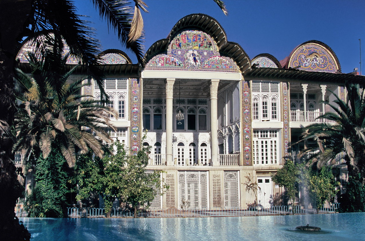 Shiraz Eram Garten Iran Motorradreise