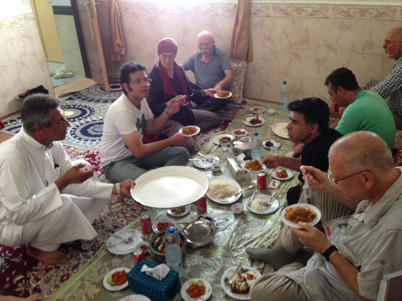 einzigartige Gastfreundschaft im Hause von Iranern