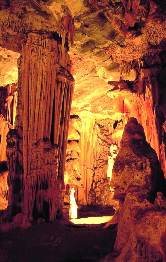 Motorradreisen Sudafrika Cango Höhlen Straußenschau Fleischfresser