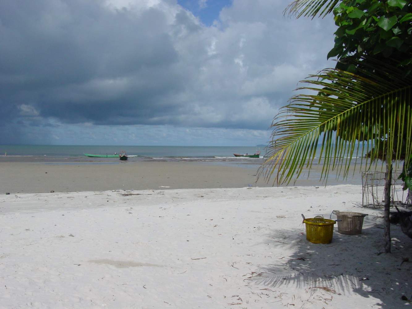 Sandstrand in Sihanoukville, Kambodscha Sandstrand in Sihanoukville, Kambodscha
