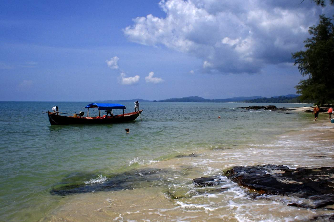 Strand in Kambodscha