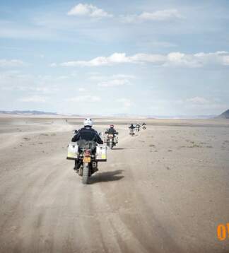 Transkontinental Motorradexpedition durch Osteuropa in die Mongolei