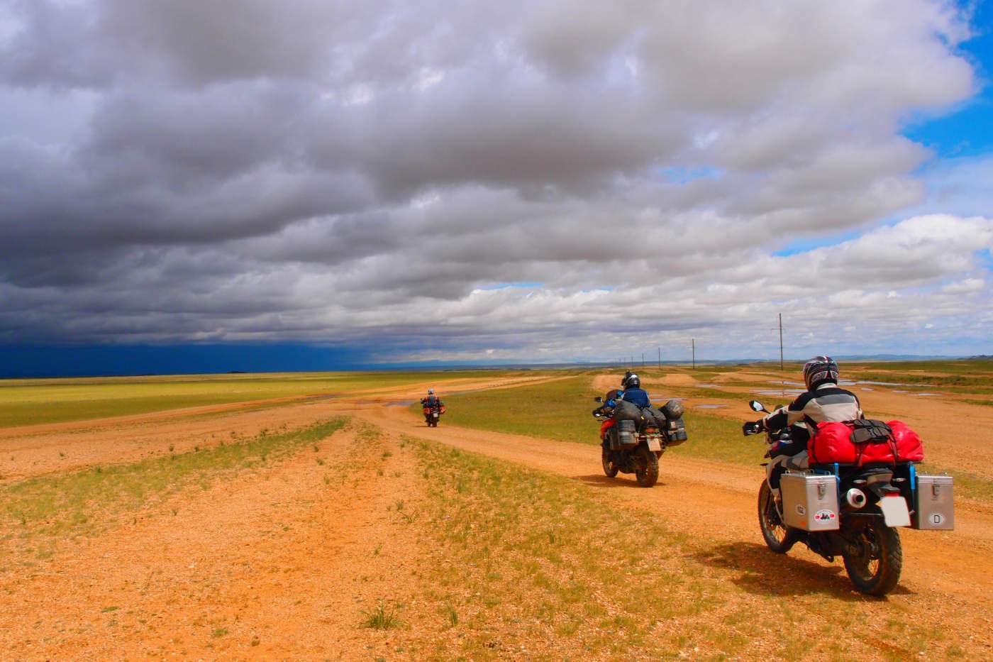 Auf dem Weg von Deutschland bis in die Mongolei Motorradtour nach ulanbaatar Mongolei