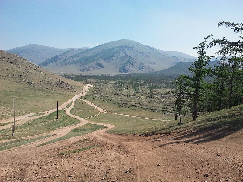 Vulkan Khorgo im Nationalpark Tsagaan Nuur