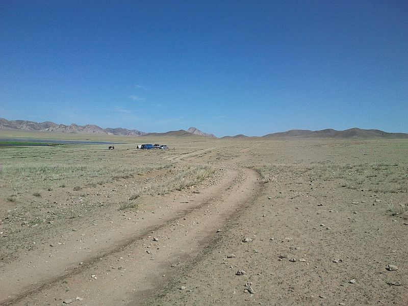  Steppenpisten in der Mongolei auf der Motorradtour