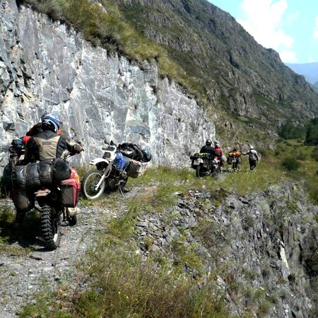 Transkontinental Motorradreise Go West - Pamir Highway