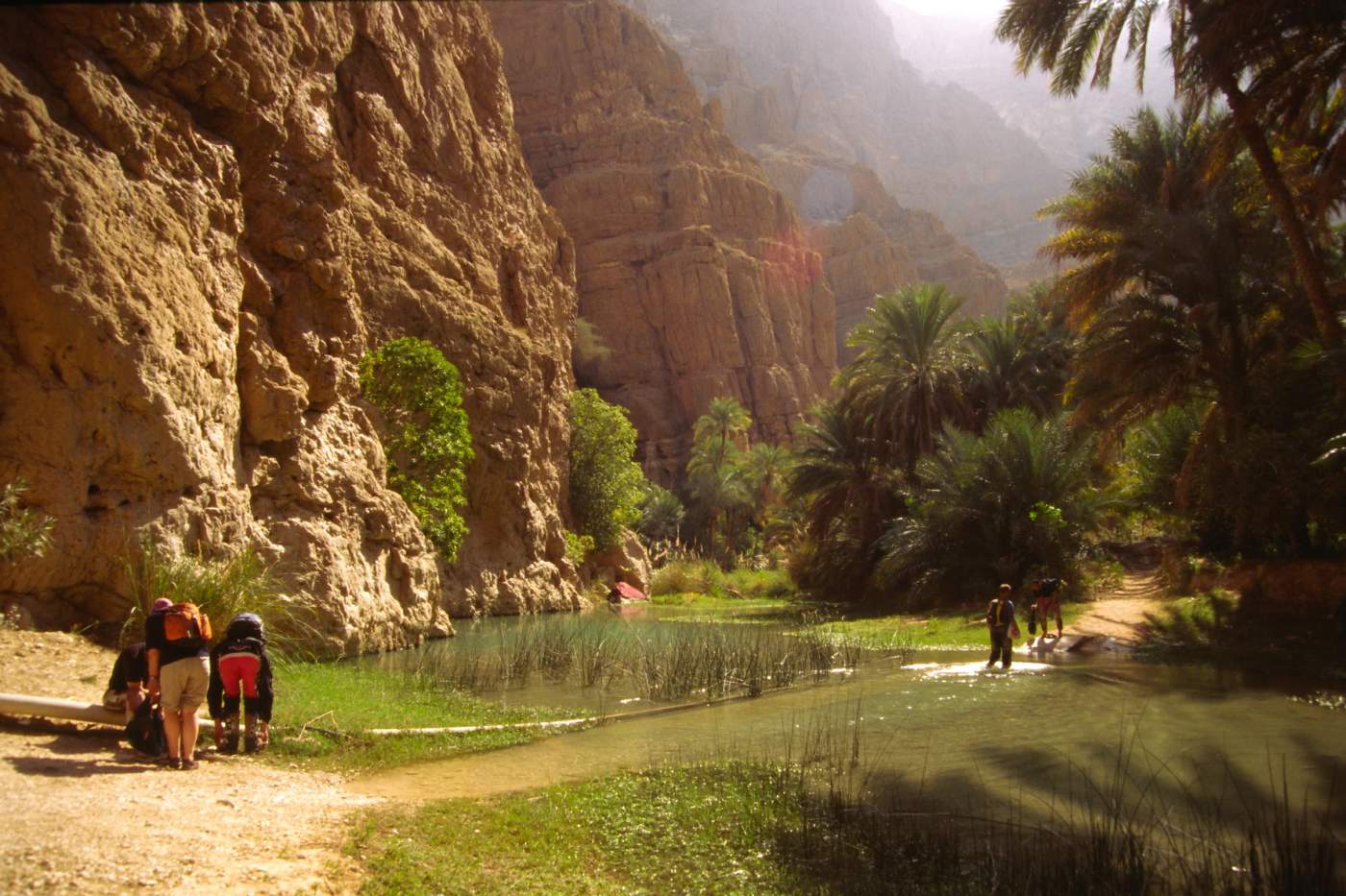 Natur im Oman Motorrad reisen Camp Urlaub