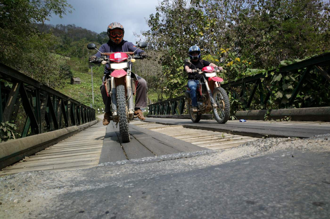Von Thailand nach Laos mit dem Motorrad