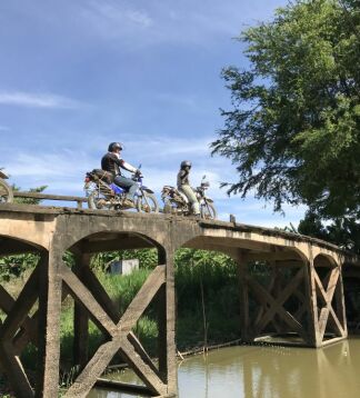 Motorradreise durch das Mekong Delta Vietnam